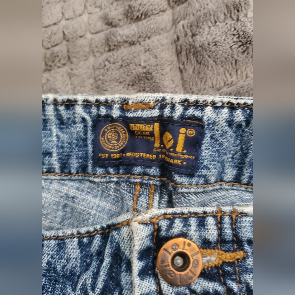L.e.i DENIMN Jean Shorts Y2K in Jr Size 9 - Picture 8 of 14